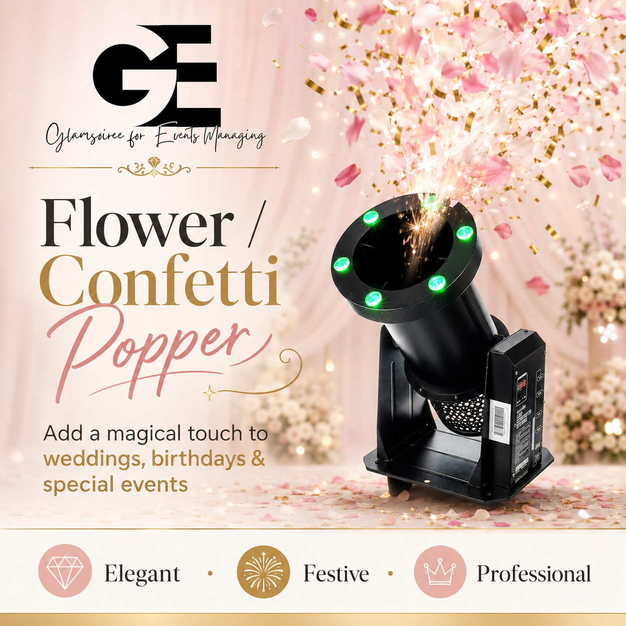 Flower/Confetti Popper