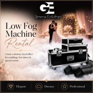 Low Fog Machine Rental